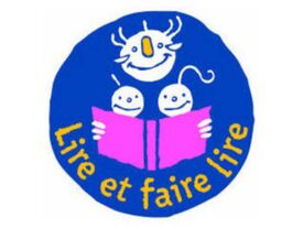 l'association "Lire et faire lire" logo de l'association "Lire et faire lire"