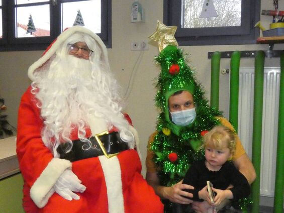 Photo avec le Père Noël