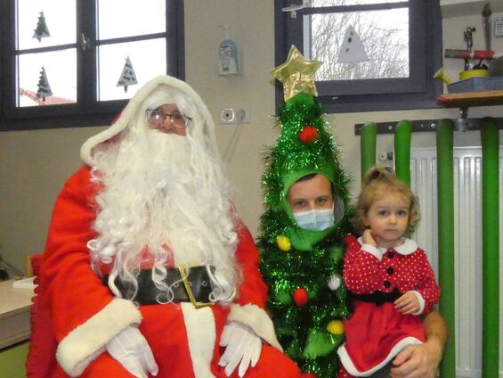 Photo avec le Père Noël