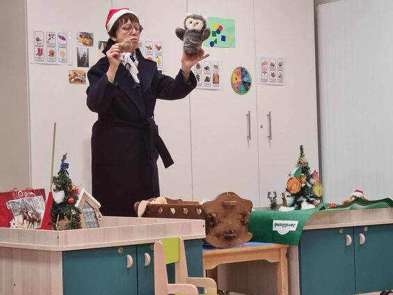 Marie Christine et le hibou
