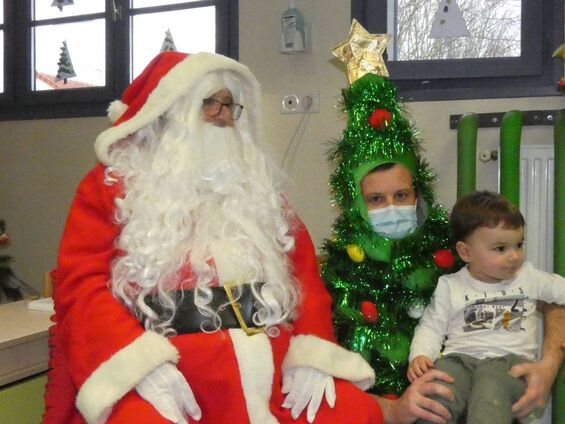 Photo avec le Père Noël