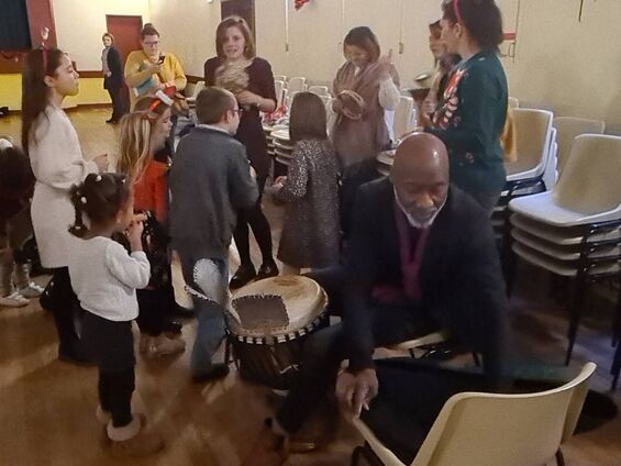 Moment musique avec Christian