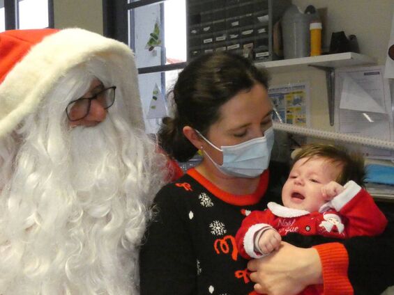 Photo avec le Père Noël