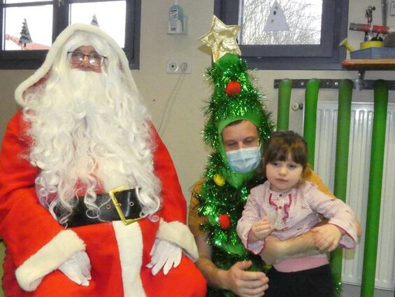 Photo avec le Père Noël