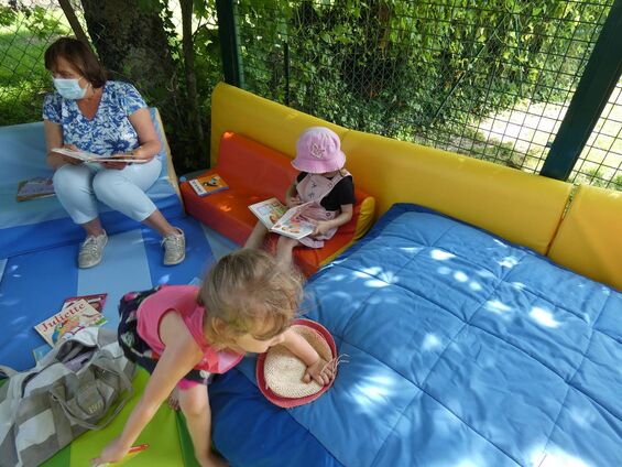kermesse de Trotti'Nous: espace lecture kermesse de Trotti'Nous