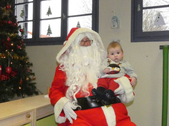 Photo avec le Père Noël