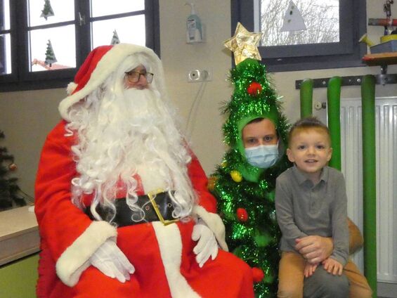 Photo avec le Père Noël