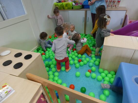 Motricité à la crèche.