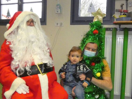 Photo avec le Père Noël