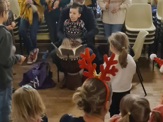 Moment musique avec Christian